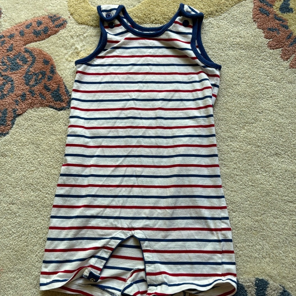 Hanna Anderson sleeveless Romper size 3T